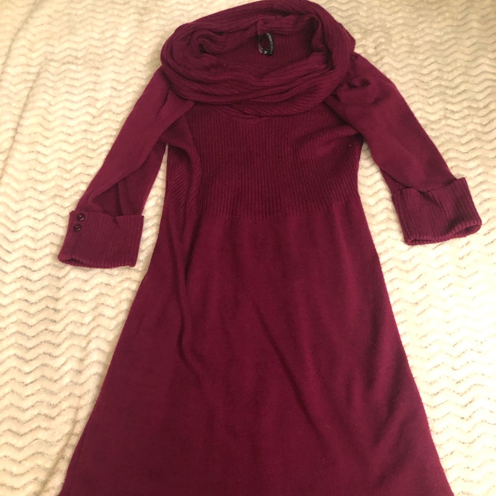 Sweater shirt purple takeout